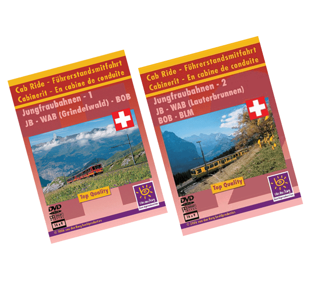 Führerstandsmitfahrten Jungfraubahn Teil 1 &Teil 2