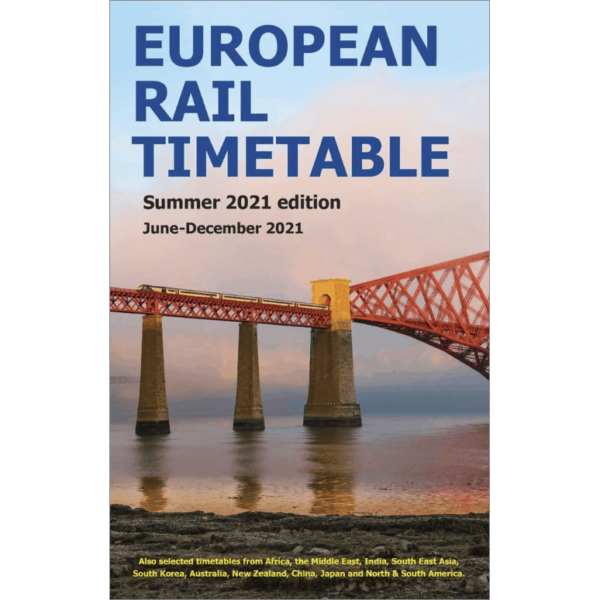 EEuropean Rail Timetable Summer 2021 Mixmediastore