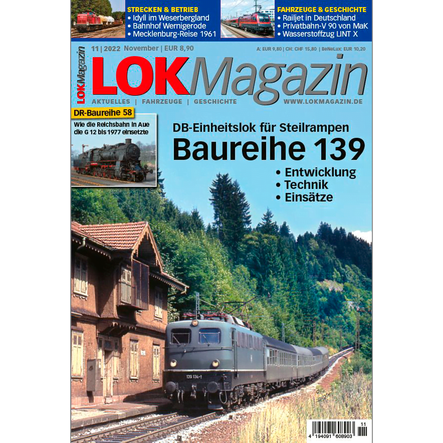 Lok Magazin 11 22 Mixmediastore Your Trainstore GeraMond