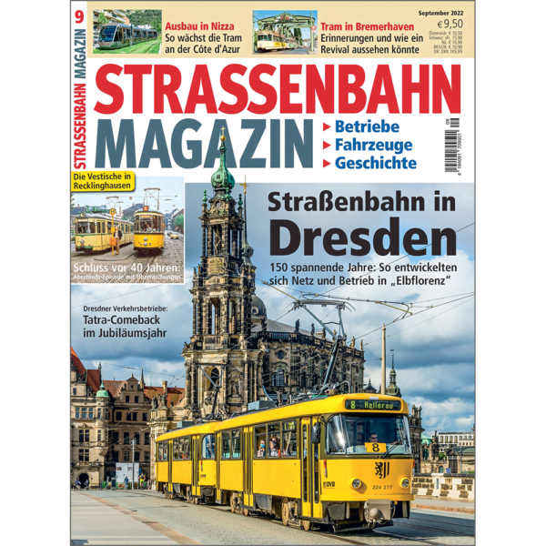 Stra enbahn Magazin 09 22 Mixmediastore Your Trainstore