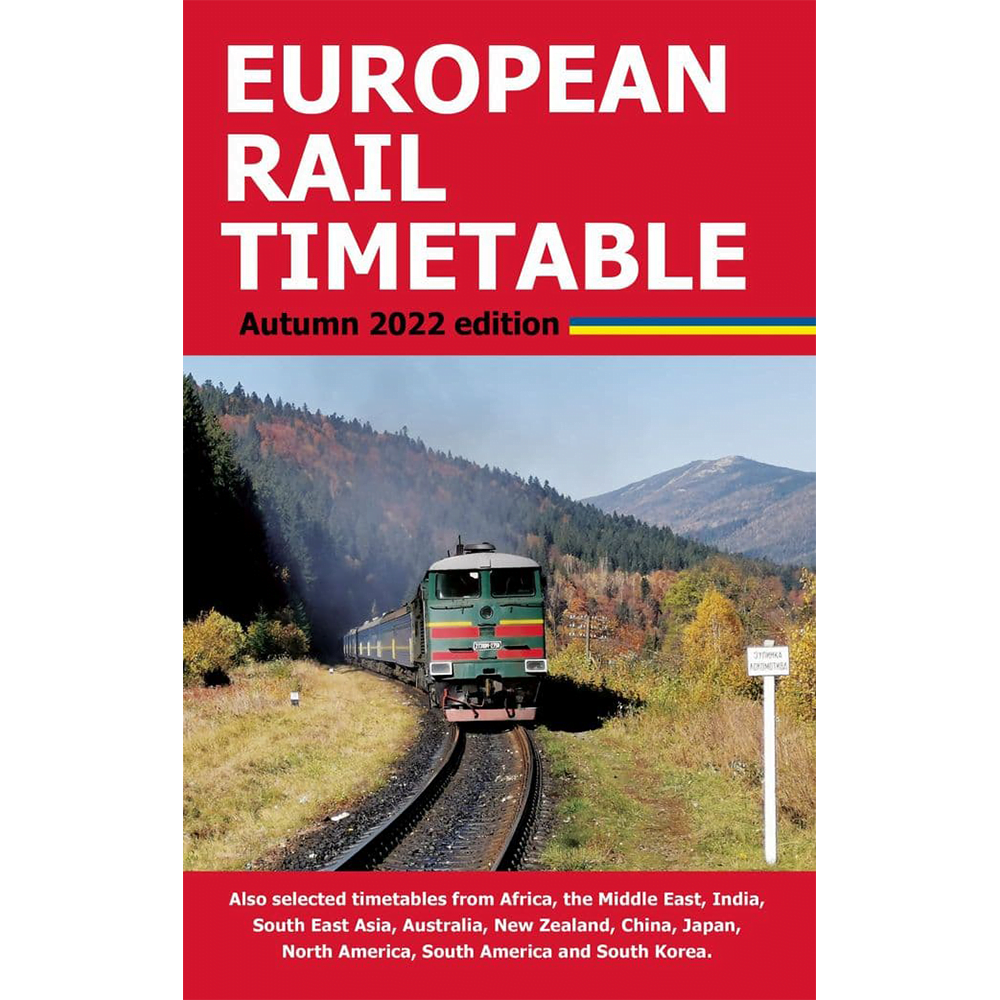 European Rail Timetable Autumn 2022 Mixmediastore